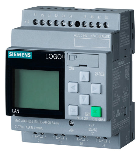 SIEMENS SPS-Steuerung modular 24VUC LOGO! 6ED1052-1HB08-0BA2 4RelAusg