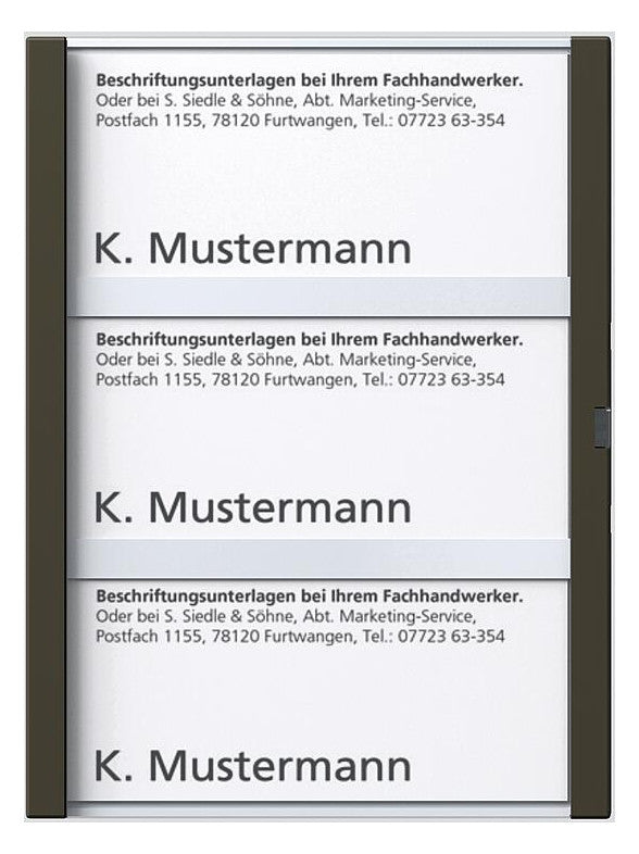 SIEDLE Zubehör Sprechanlage Kst Türstat TM 612-3, BTM 650-03 GM br Ersatzteil