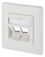 METZ CONNECT Multifunktionsdose UP 2slot 1309151002-E Kanaleinb ws RAL9010