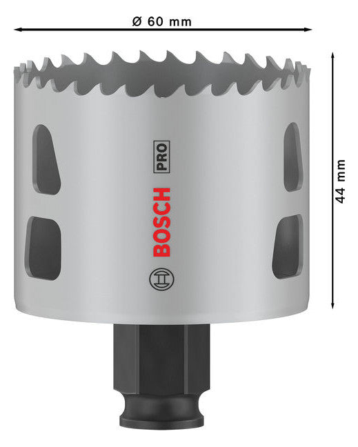 BOSCH-EW Lochsäge  60mm T44mm Sechskant LOCHSÄGE f.Gips Holz