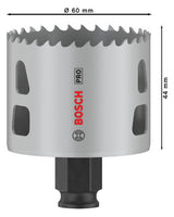 BOSCH-EW Lochsäge  60mm T44mm Sechskant LOCHSÄGE f.Gips Holz