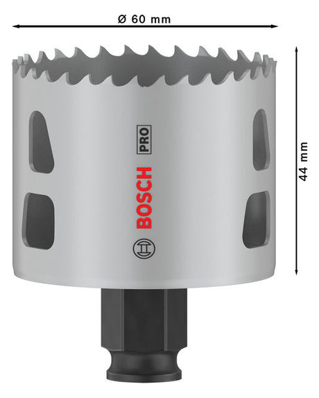 BOSCH-EW Lochsäge  60mm T44mm Sechskant LOCHSÄGE f.Gips Holz