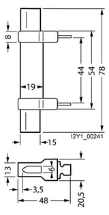 SIEMENS NH-Trennmesser 160A NH00 3NG1002