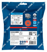 BOSCH-EW Schleifscheibe K60mm  125mm Disc X-LOCK cambered f.Metall