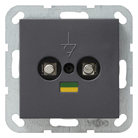 GIRA Potenzialausgleichsdose UP anth System 55 040528 Steckd 2f