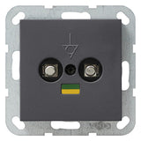 GIRA Potenzialausgleichsdose UP anth System 55 040528 Steckd 2f