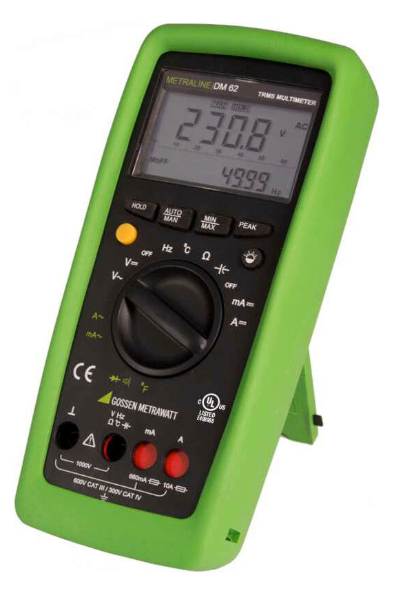 GOSSEN-METRA Multimeter a/d 1000V/AC METRALINE DM62 1000V/DC 10A/AC 10A/DC