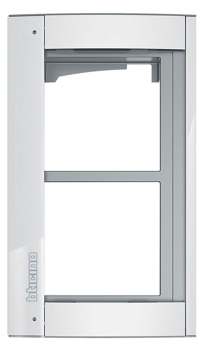 LEGRAND Rahmen-Türstation 2f UP ws Alu Bticino 350222 138x235x15mm