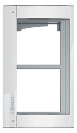 LEGRAND Rahmen-Türstation 2f UP ws Alu Bticino 350222 138x235x15mm