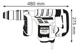 BOSCH-EW Schlaghammer 1150W 6,2kg 13J Professional GSH 5 CE 29001/min SDSmax