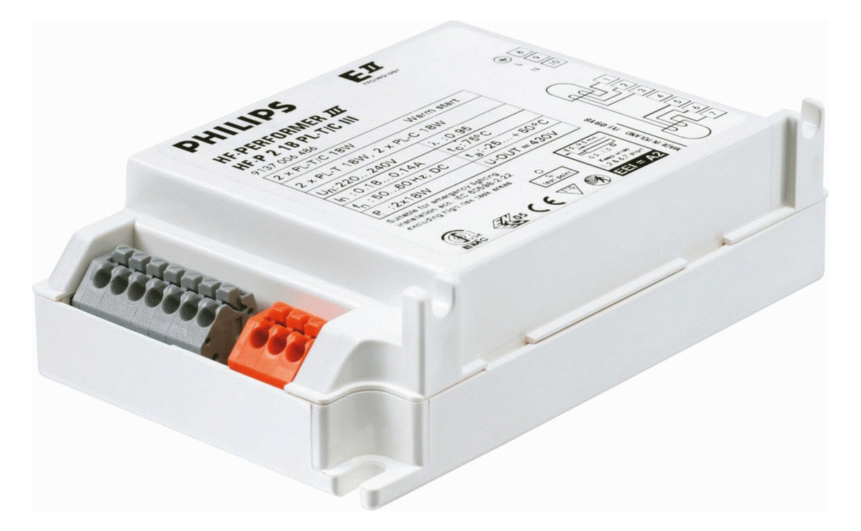 PHILIPS-LM Vorschaltgerät 2x18W elektr HF-P 1/218 PL-T/C III 220-240V f.TC-DEL