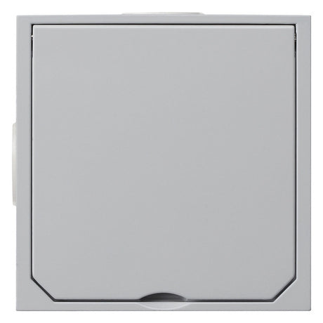 GIRA Gerätedose UP 112x112x61,5mm Alu System 55 011800 IP41 quadrat