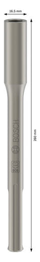 BOSCH-EW Maschinenmeißel flach SDSmax 2608690005 16,5x260mm