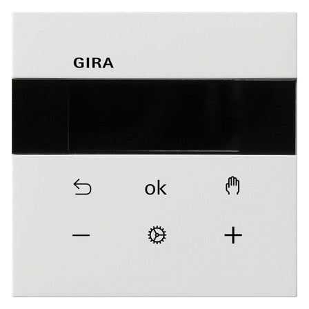 GIRA Bedienelement ws m.Abd glz LED System 3000 5393112