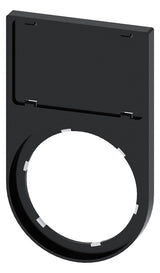 SIEMENS Schildträger 29,8x49,8mm sw 3SU1900-0AS10-0AA0 rechteck  22,5mm