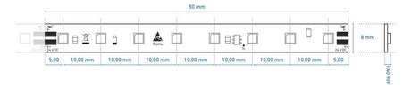 BARTHELME LED-Lichtband 11,1W/m ws 4000K 50416334 100Stk/m IP00 DC 24V
