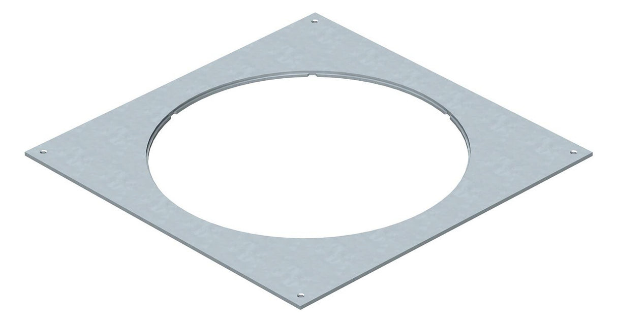 BETTERMANN Montagedeckel ST rnd trocken DUG 350-3 R9 383x383mm 4mm
