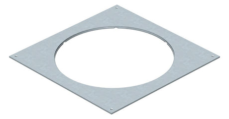 BETTERMANN Montagedeckel ST rnd trocken DUG 350-3 R9 383x383mm 4mm