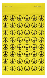 WEIDMÜLLER Kennzeichnungsmaterial ge SYMBOL-PACK 14X14 ERDE Piktogramm