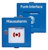 HEKATRON Funk-Hausalarm Mit Glasscheibe FH.Genius Funk 130x130x32mm
