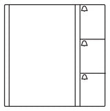 SIEDLE Tastenmodul 1+n 3RT anthgr TM 612-3 AG 99x99x27mm