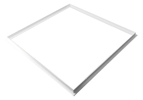 DOTLUX Einbaurahmen für LED-Panel 620x620 mm für Trockenbaudecke, pulverbeschichtet, weiß mit Clips