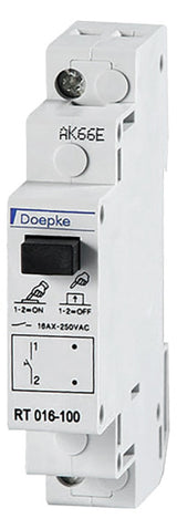 DOEPKE Taster REG 1S 16A 250VAC 1TE RT 016-100