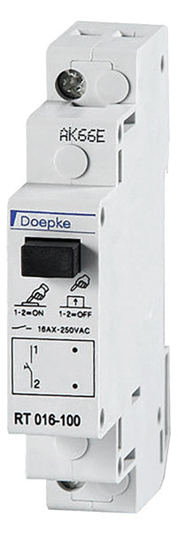 DOEPKE Taster REG 1S 16A 250VAC 1TE RT 016-100