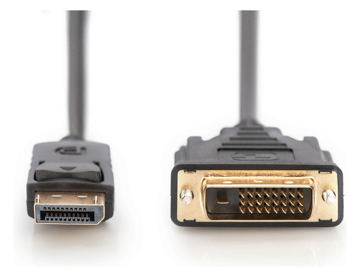 ASSMANN ELEKTRO Standard-Kabel 2m DVI AK-340306-020-S Mini-Displayport 25p