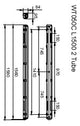 PHILIPS-LICHT Aufbaugehäuse gr Kst B95mm Ledinaire WT050C 2xTLED L1500 L1580mm