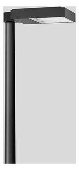 BEGA LED-Aufsatzleuchte 51W 76mm 3000K 84585K3 7692lm graphit Konv Alu Gl_tr