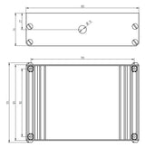 GROTHE UP-Kasten 185x125x54mm UPK 834/844