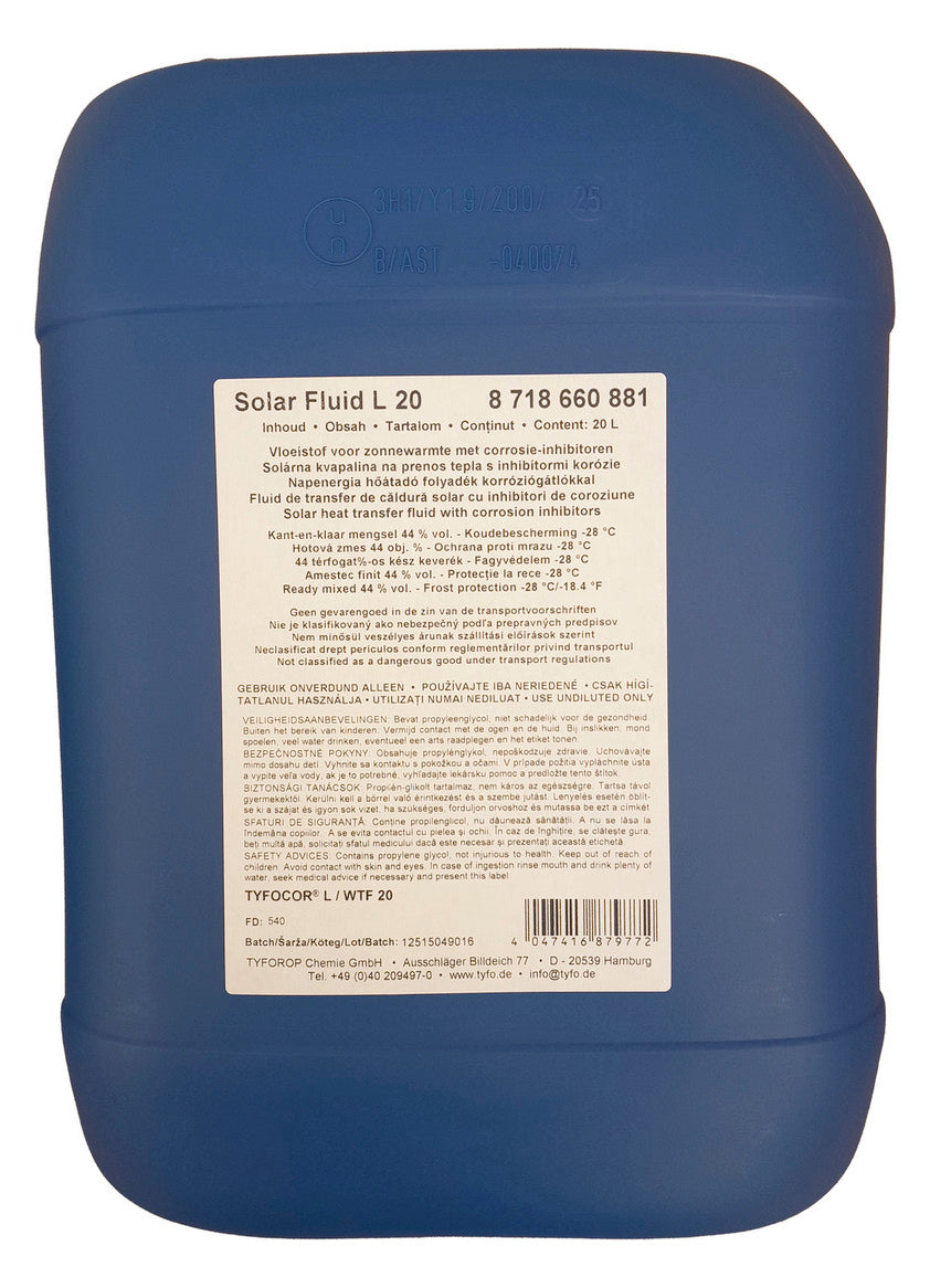 Bosch Zubehör Solartechnik SFF 10 Solarfluid für Flachkollektoren, 10 L | 8718660880