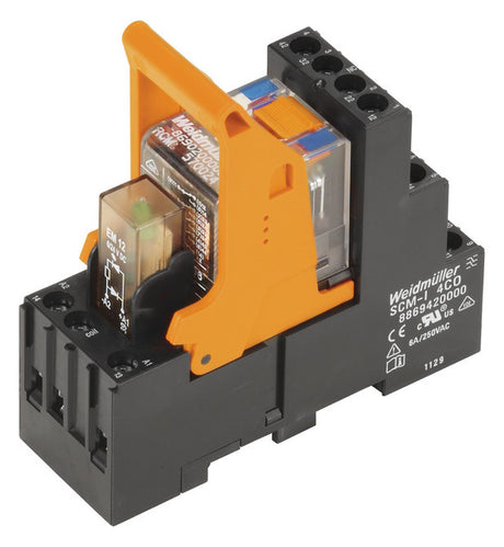 WEIDMÜLLER Schaltrelais 4W IP20 Schraub RCMKIT-I 24VDC 4CO LD 28x82x75mm