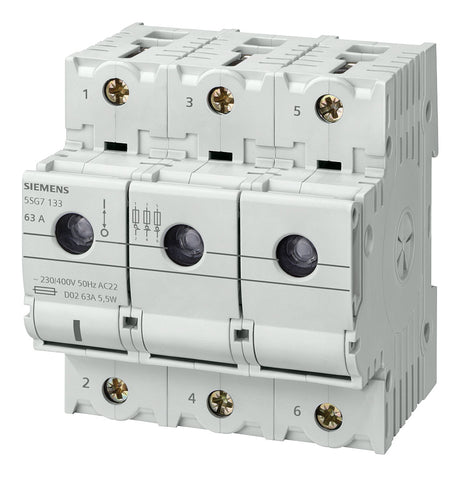 SIEMENS D0-Lasttrennschalter D02 3p 400V 5SG7133-8BA35 35A