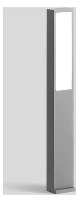 BEGA LED-Pollerleuchte 2,4W IP65 3000K 77247AK3 139lm si Alu Gl_opal