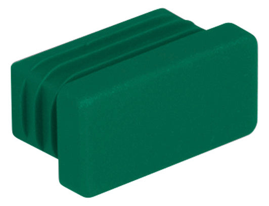 WALRAVEN Schienenendstopfen 30x15 Polyethylen 15x30x17 grün