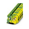 PHOENIX Schutzleiter-Reihenklemme gn/ge UT 2,5-TWIN-PE 0,14-4qmm 1Etage TS35