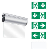 ESYLUX LED-Sicherheitsleuchte 3W 32m SLD EL LED 3h 32m IR SC/C WBM Ausleger
