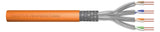 DIGITUS Verlegekabel CAT 7 S-FTP  1200 MHz 500m, Orange DK-1743-VH-5
