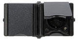 KOPP Steckdose 2f sw glz AP Klappd IP44 PRO AQA 950605005