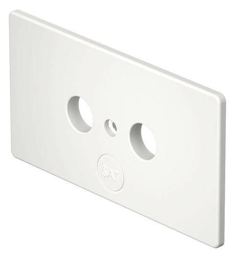 REHAU Vollplatte Sat rws Schraubbef SL BL ANT rws ohne Beschriftungsfeld