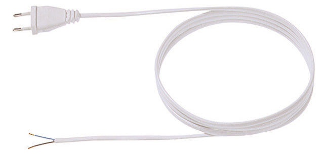 BACHMANN Netzanschlussleitung 2m 2,5A ws 202.274 2x0,75qmm IP20 Euro-Steck PVC