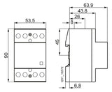 SIEMENS Installationsschütz 40A 230V/UC 5TT5040-0 400V/AC 4S 3TE