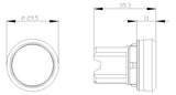 SIEMENS Drucktaster Front 1f gn  22mm 3SU1000-0AA40-0AA0 rnd 29,45x10,4mm