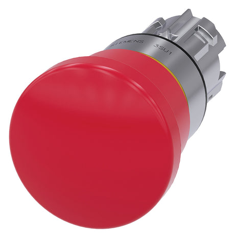 SIEMENS Not-Aus Taster EB IP68 ZugEntr 3SU1050-1HA20-0AA0 1Ö  22mm Schraub