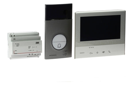 LEGRAND Video-Türsprechset Bus 1xTeiln Flex'ONE Bticino 363911 AP/AP alu ws