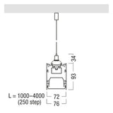 ZUMTOBEL LED-Deckeneinbauleuchte 29,3W SLN2-C MSP 1600-840 L3000 LDE WH 4000K