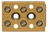 WEIDMÜLLER Klemmleiste 0,5-4qmm 32A 3p BK 3 CRN Direktmont Duropl 22mm bg