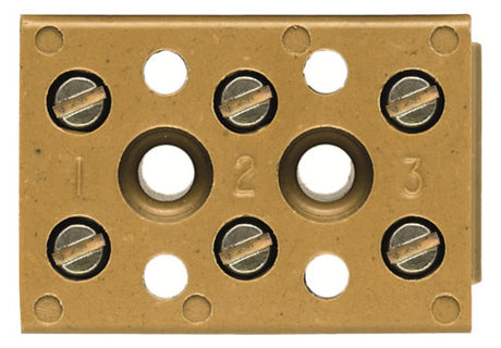 WEIDMÜLLER Klemmleiste 0,5-4qmm 32A 3p BK 3 CRN Direktmont Duropl 22mm bg